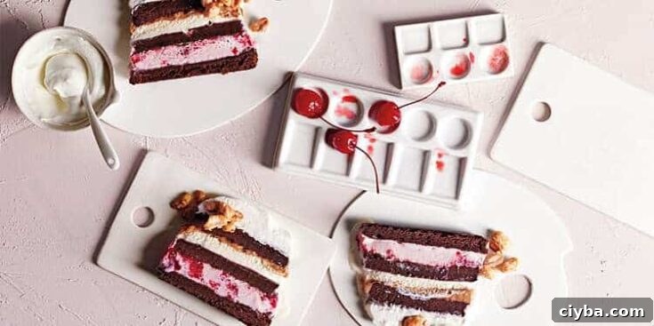 Image for Brownie Sundae Ice Cream Cake Recipe