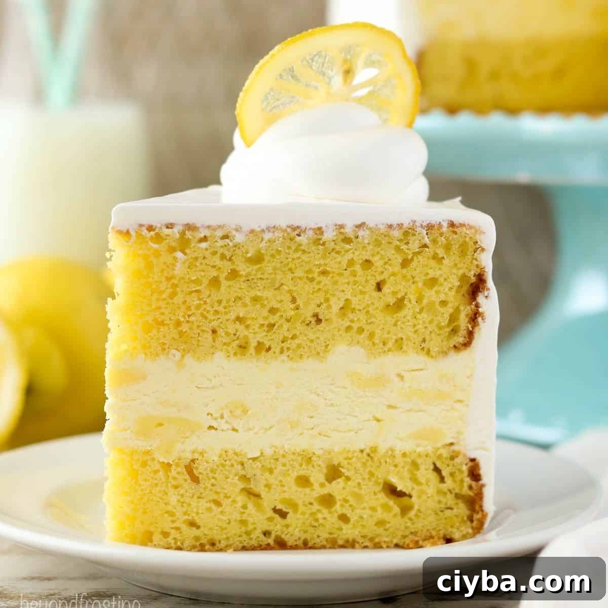 Image for Easy Lemon Cake Cream Cake - Perfectly Sweet & Tangy!