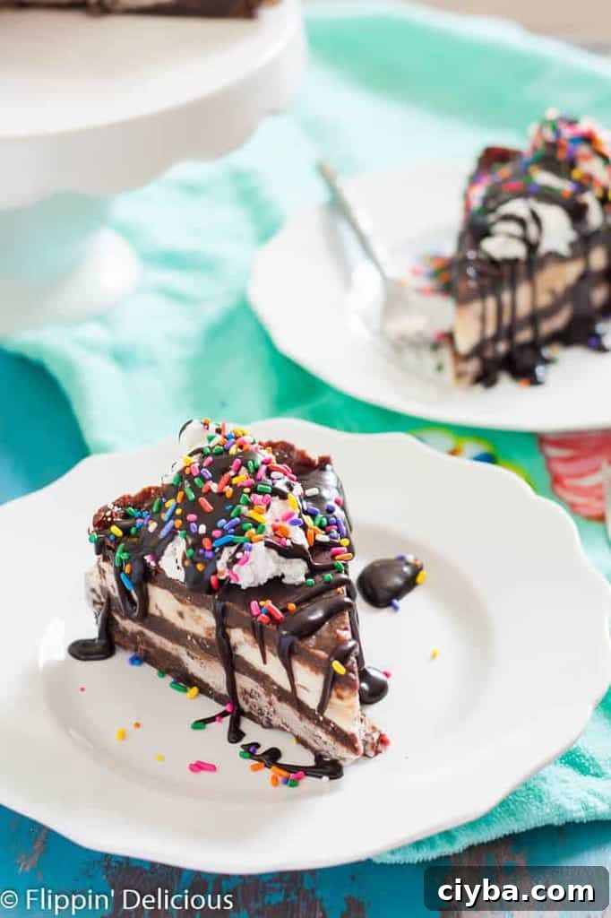 Image for Vegan Brownie Ice Cream Cake