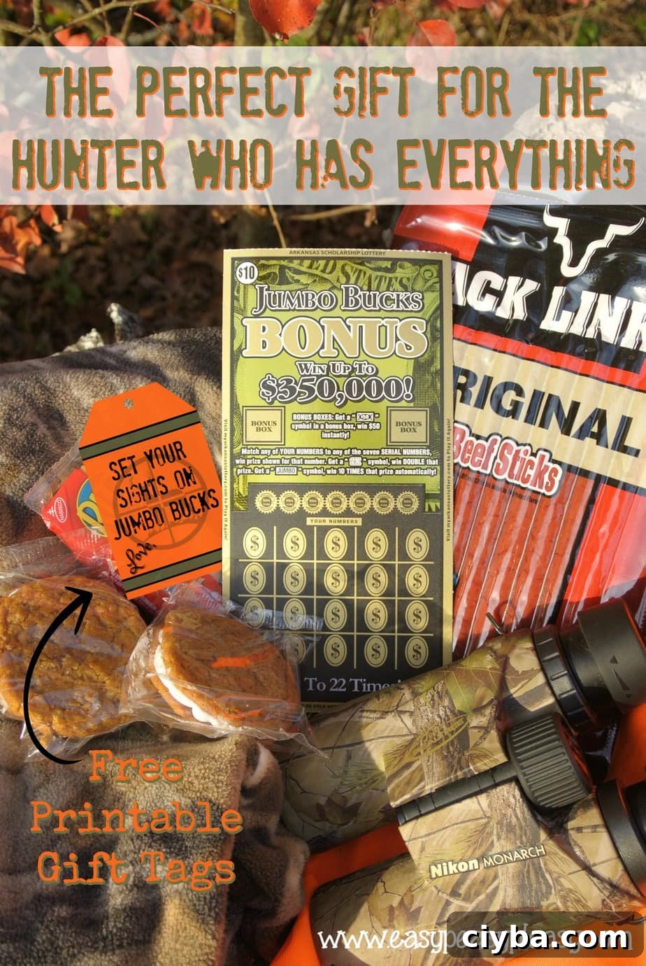 The perfect gift for the hunter who has everything plus free printable gift tags. Surprise your favorite hunter with the gift that keeps on giving. Arkansas Lottery Scratch Off Tickets.