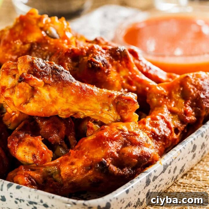 Chicken Wings Tossed With Keto Buffalo Sauce
