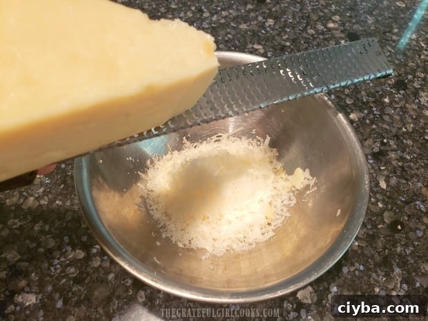 Grated Parmesan cheese