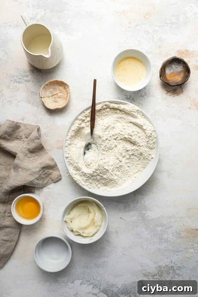Mix dry ingredients