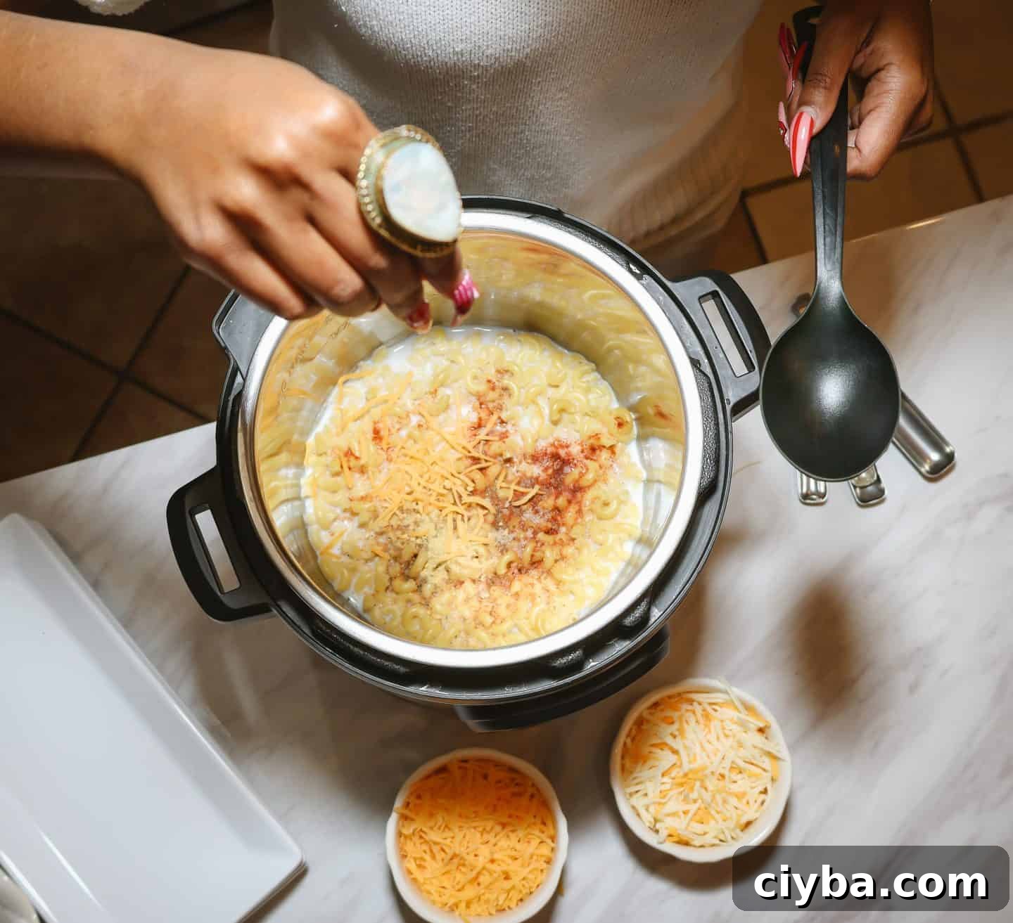Ingredients for Instant Pot Mac and Cheese