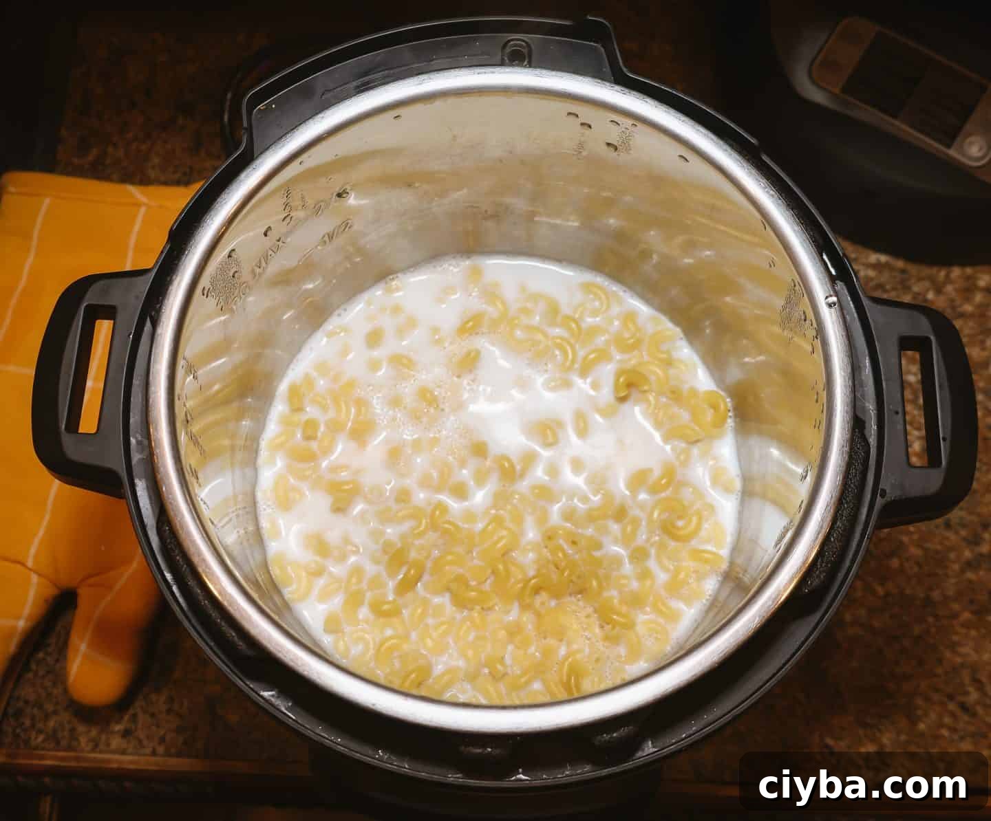What does evaporated milk do in mac and cheese?