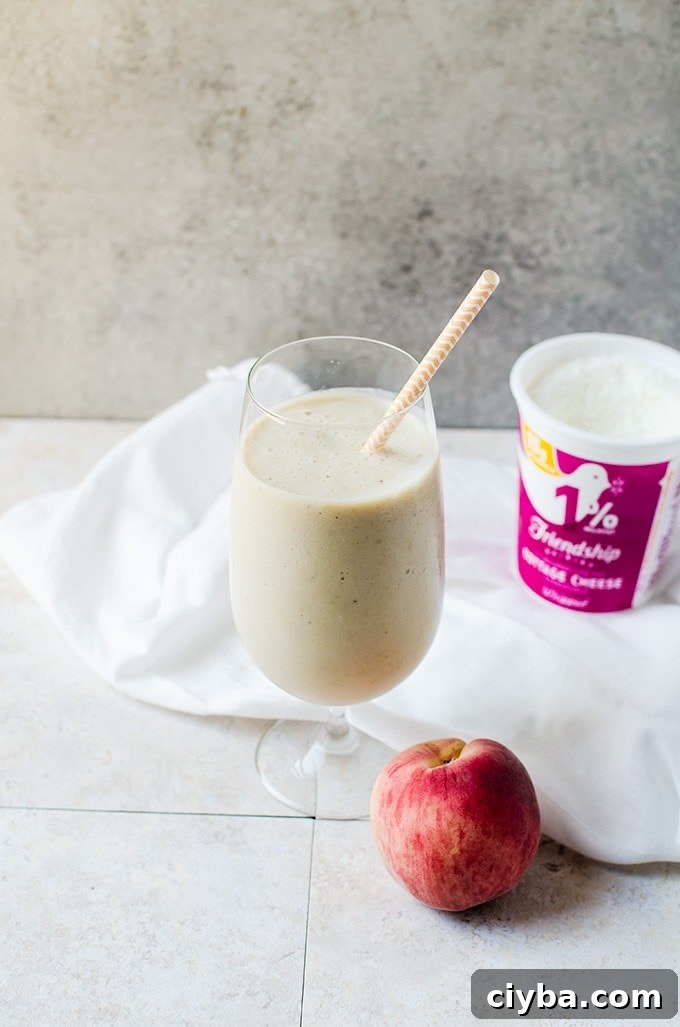 Roasted Peach Smoothie Recipe: Creamy Grilled Peach Drink 5 You won't be able to get enough of this roasted peach smoothie
