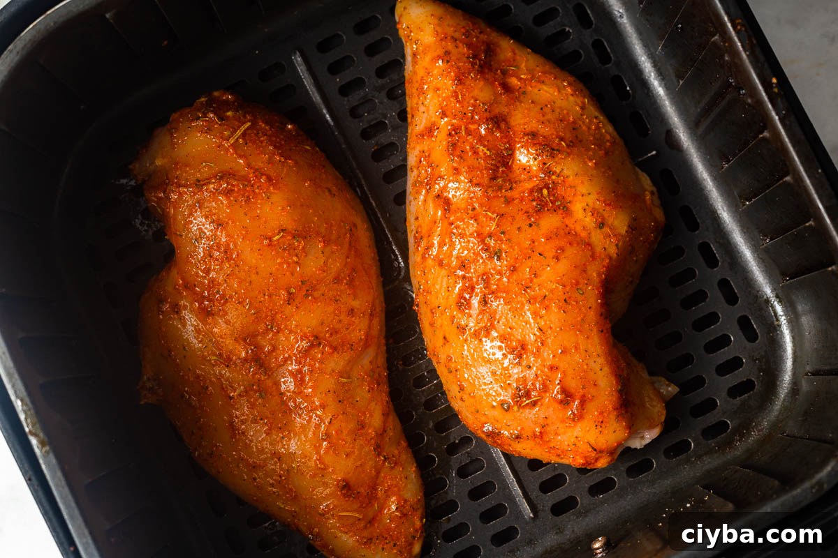chicken breast in the air fryer