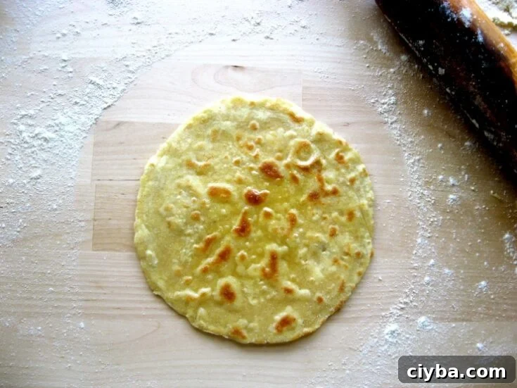 Indian Parathas (Chapatis) and Mango Chutney
