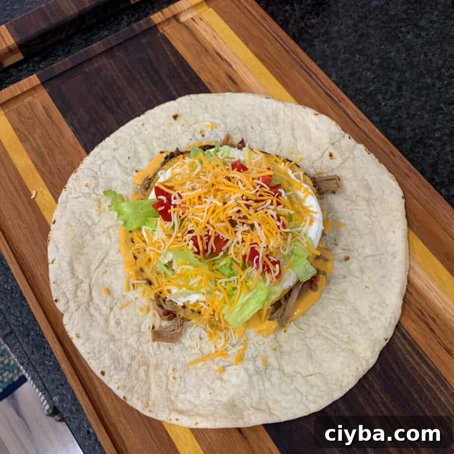 Crispy Pulled Pork Crunchwrap Supreme Recipe 10 img 5651 9