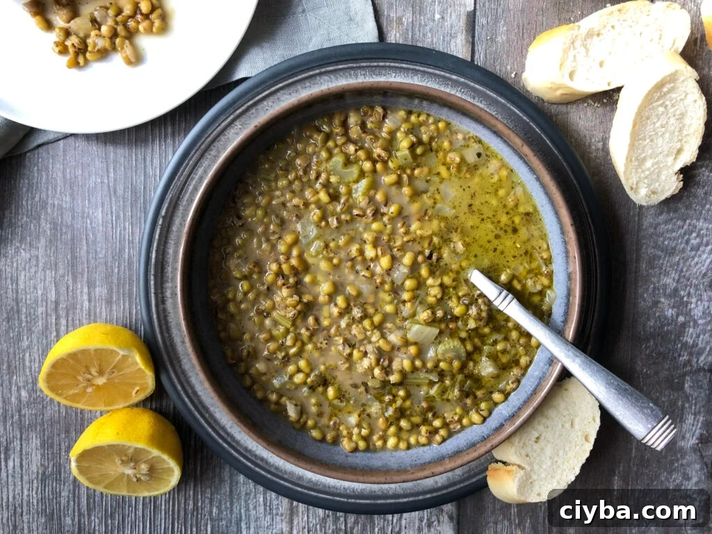 Mung bean soup
