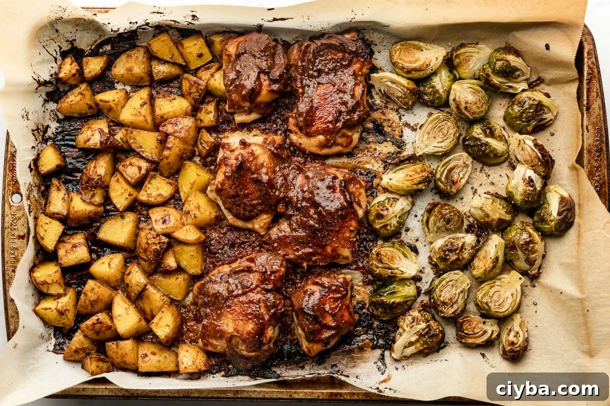 Sweet Mustard Sheet Pan Chicken Dinner Recipe 4 img 5777 3