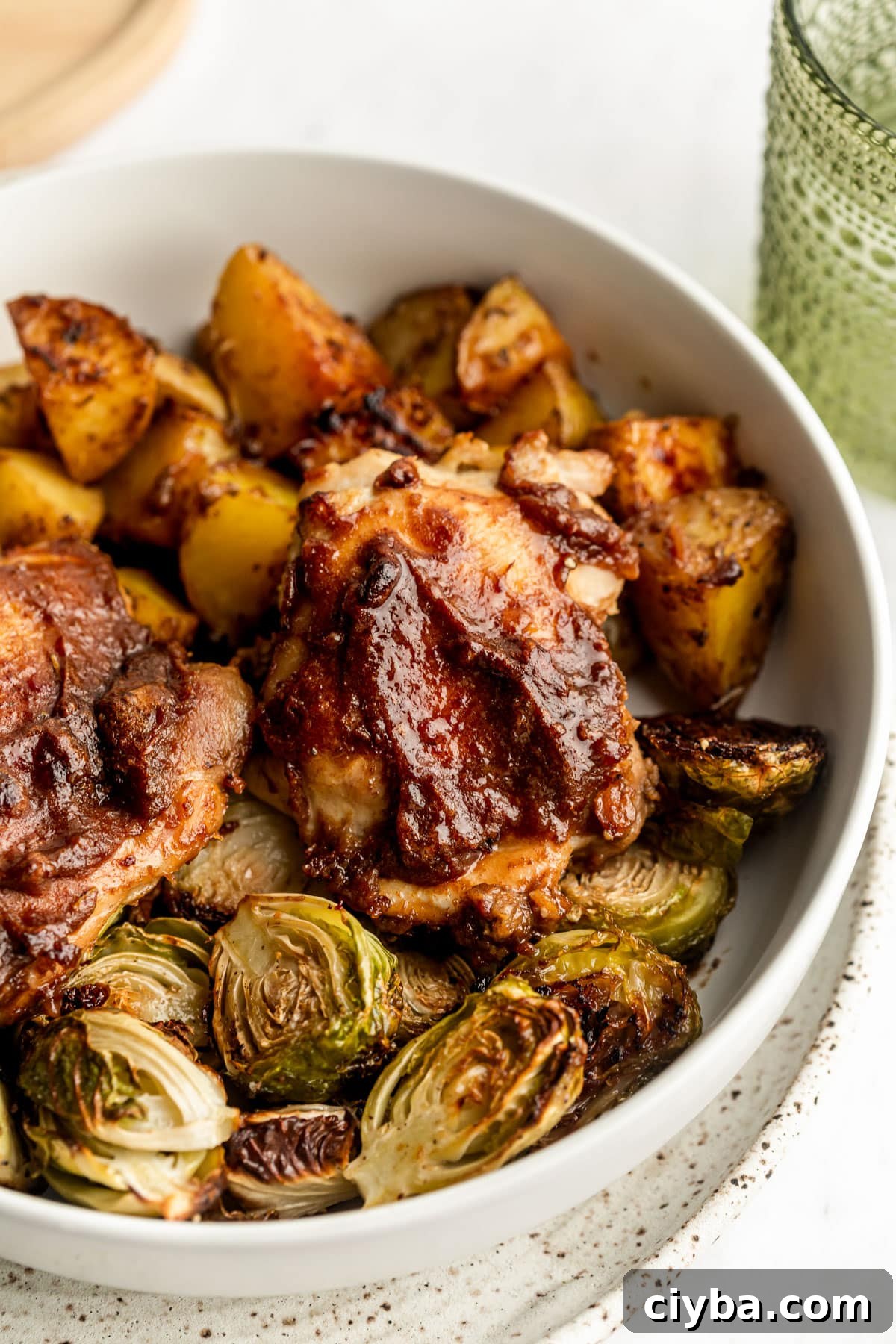 Sweet Mustard Sheet Pan Chicken Dinner Recipe 5 img 5777 4