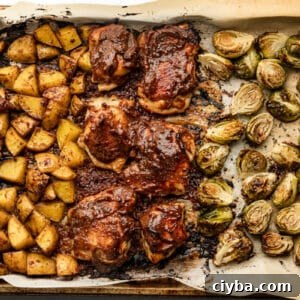 Sweet Mustard Sheet Pan Chicken Dinner Recipe 6 img 5777 5