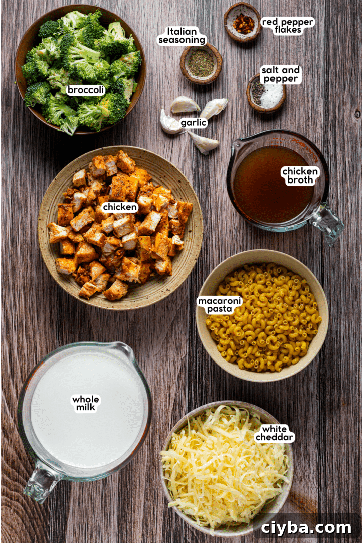picture of the ingredients needed to make the recipe