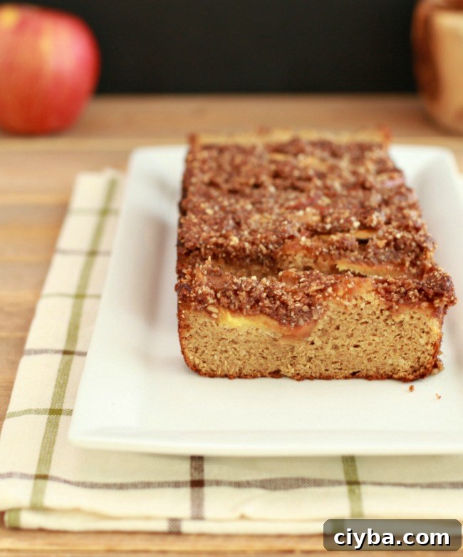 French Apple Pie Bread- paleo and low carb