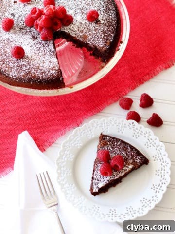 Flourless chocolate torte