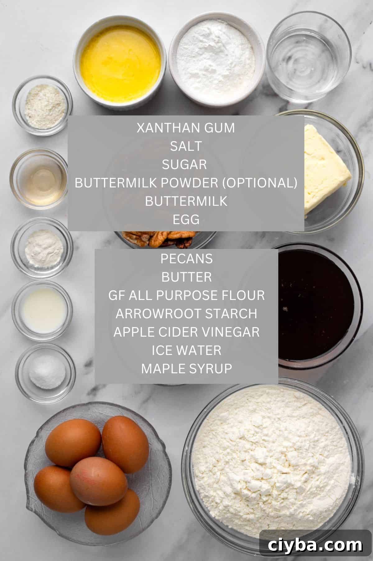 Gluten Free Pecan Pie with No Corn Syrup Ingredients