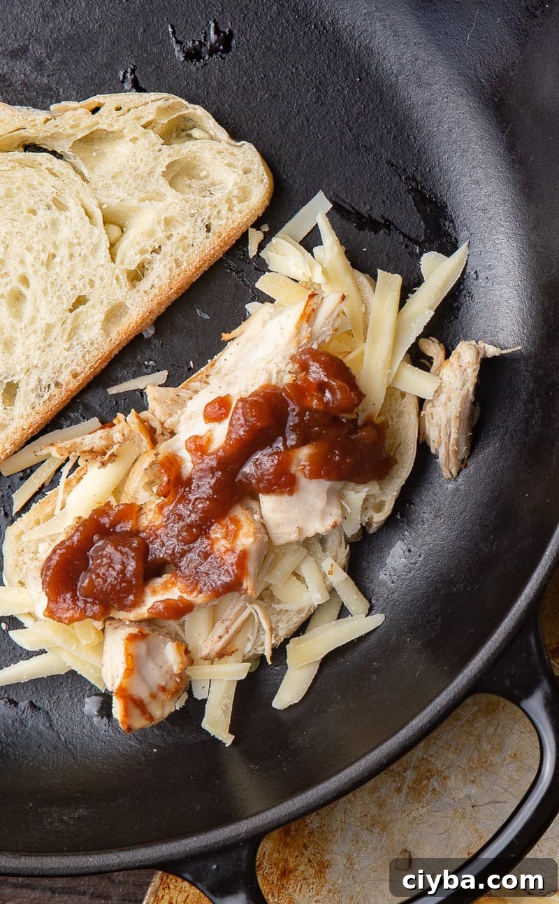 leftover turkey grilled cheese