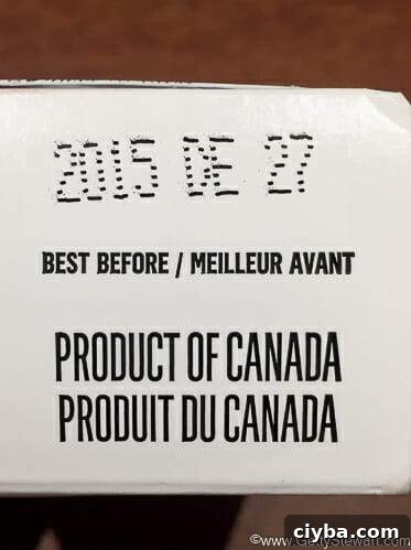 Best Before Dates Canada