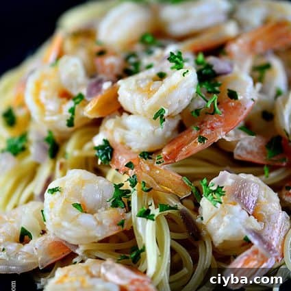 Shrimp Scampi Recipe // addapinch.com