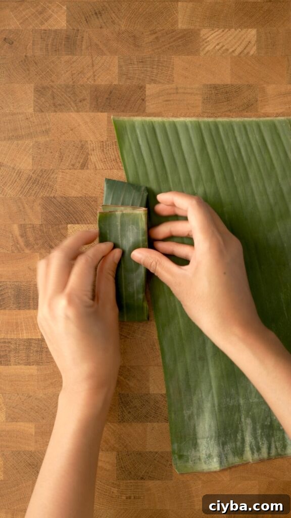roll again and then fold the ends
