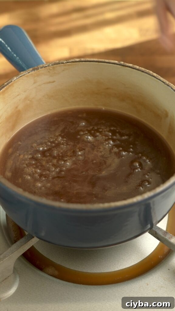 reduced the mixture into a syrup