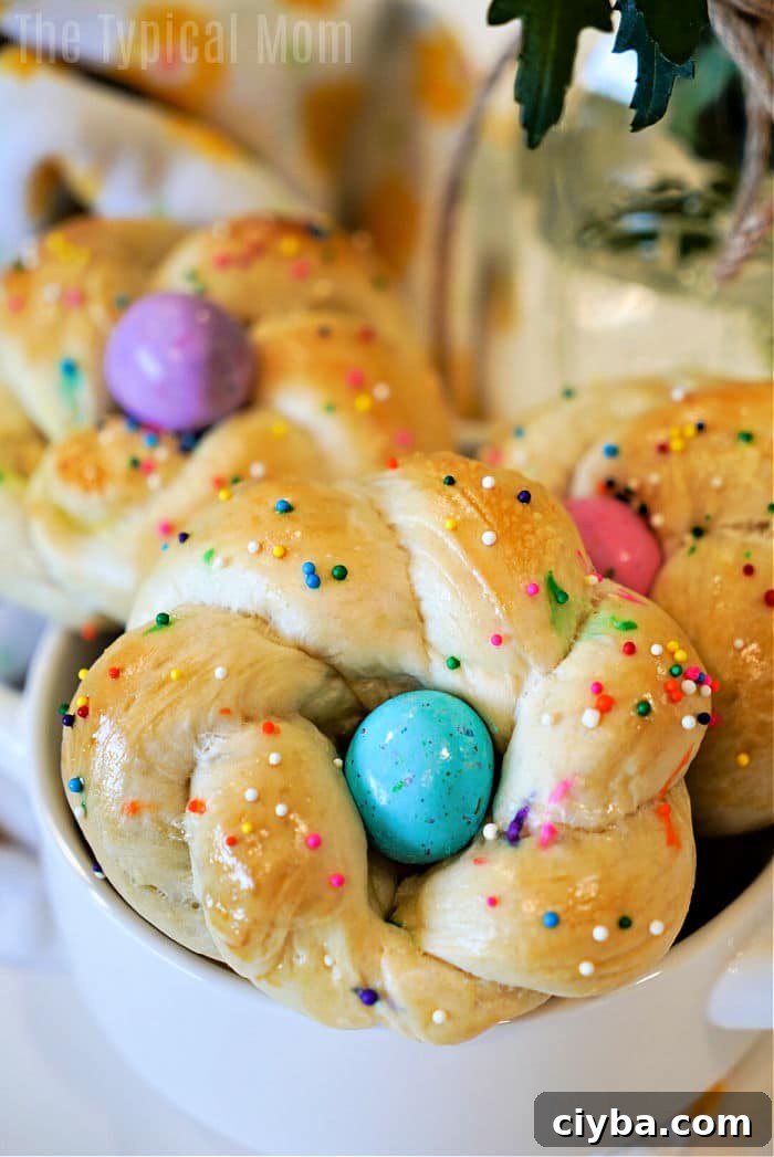 easter bread with frozen dough