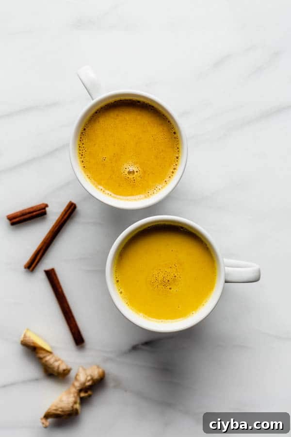 golden milk turmeric latte