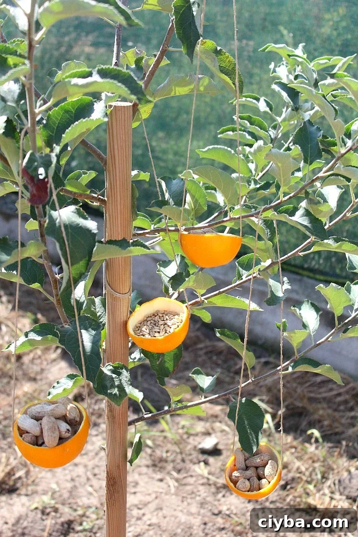 Easy bird feeders