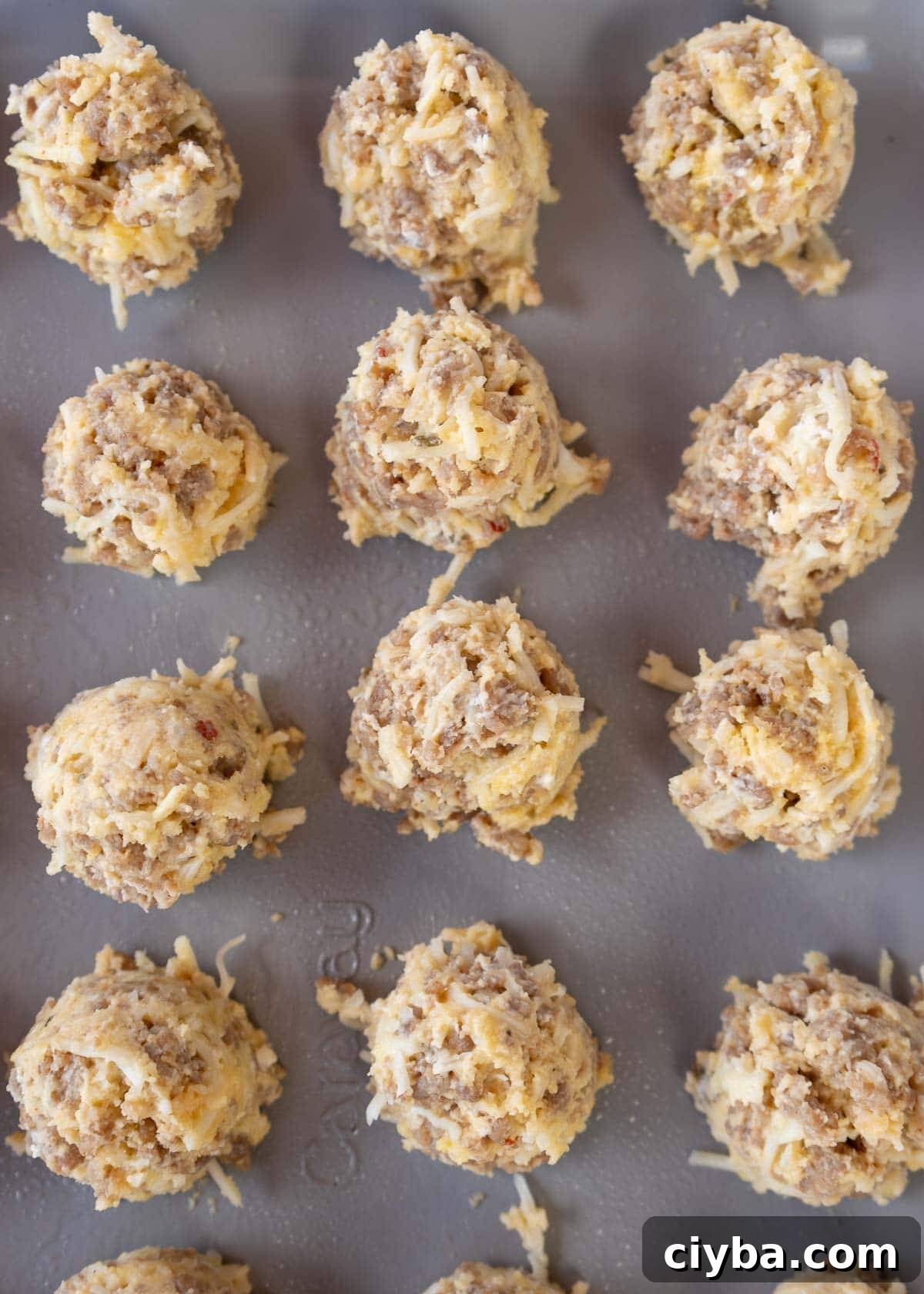 pizza bites on a baking sheet
