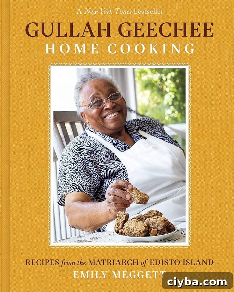 A cookbook titled Emily Meggett - Gullah Geechee Home Cooking: Recipes from the Matriarch of Edisto Island.