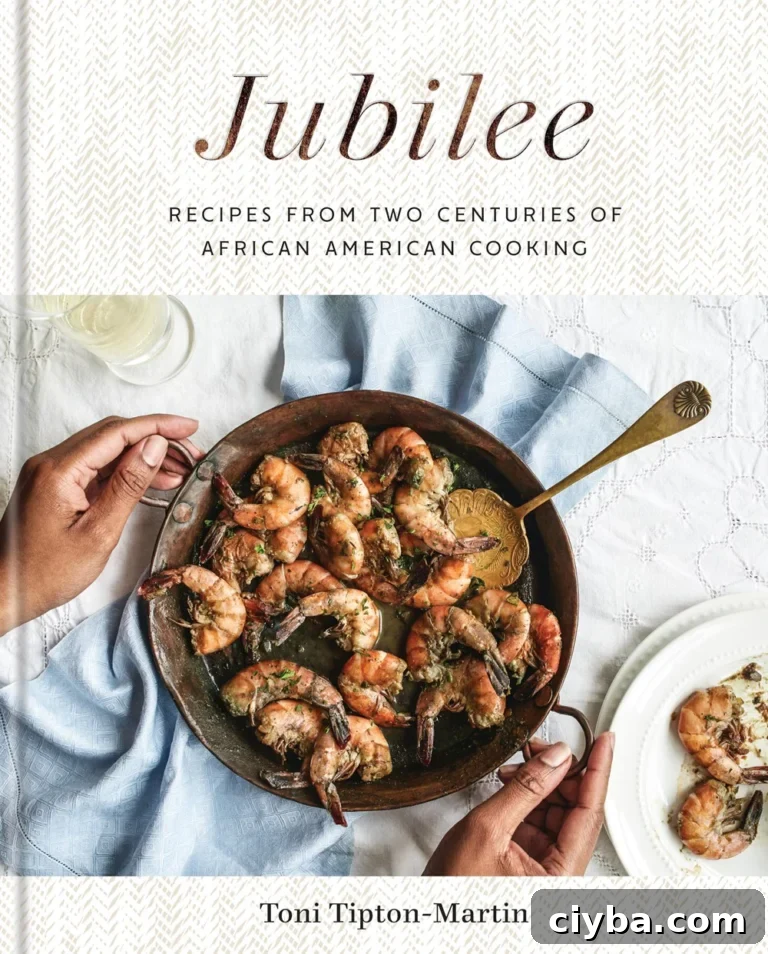 A cookbook titled Toni-Tipton Martin's Jubilee: Recipes from Two Centuries of African American Cooking.