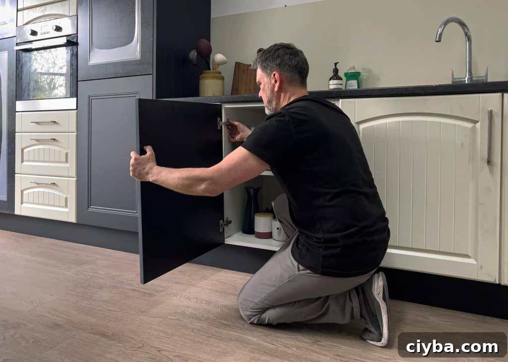Changing the Kitchen Cabinet Doors