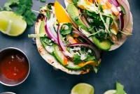 Soy-Ginger Asian Chicken Tacos with Pickled Veggies