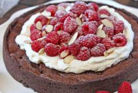 Decadent Chocolate Raspberry Almond Truffle Tart