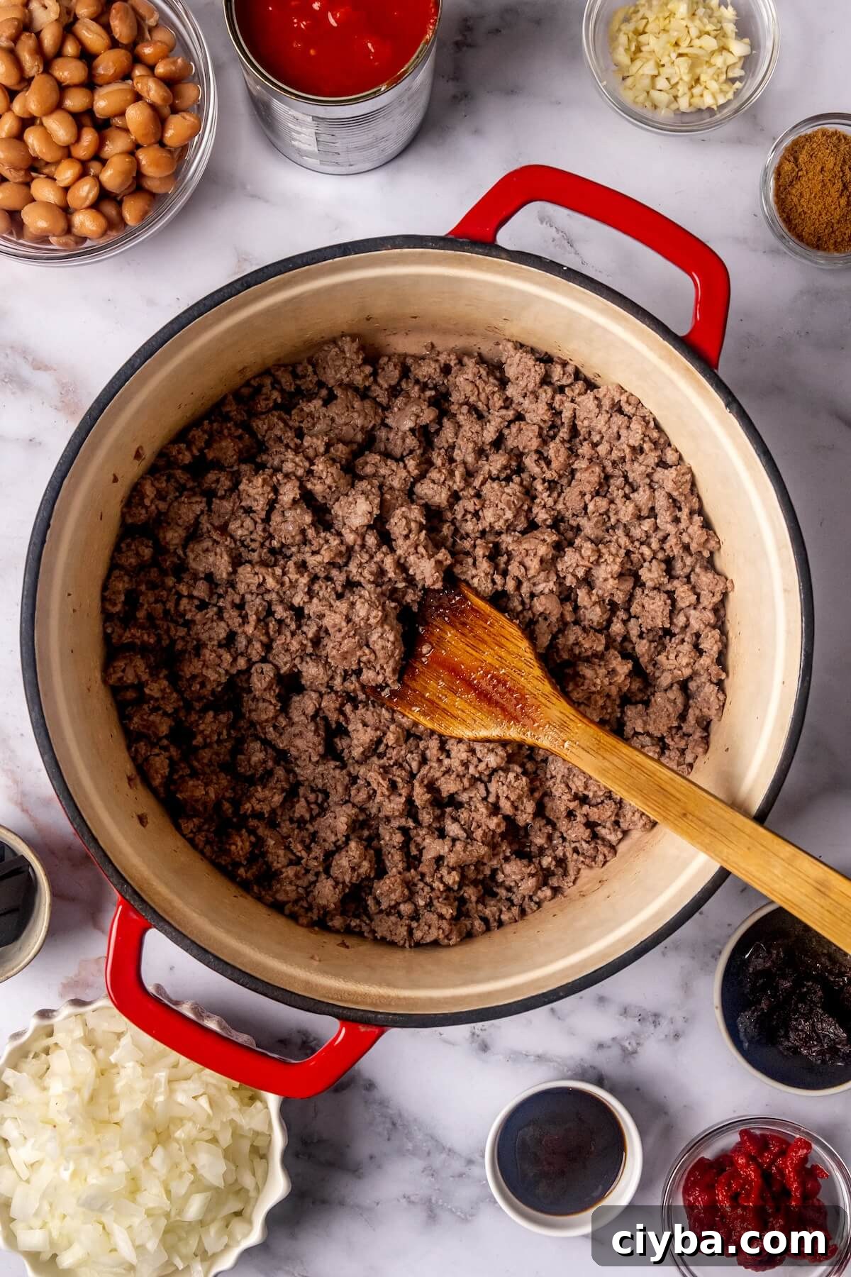 How to Make Chili with Chocolate Step 1 - Olivia Adriance