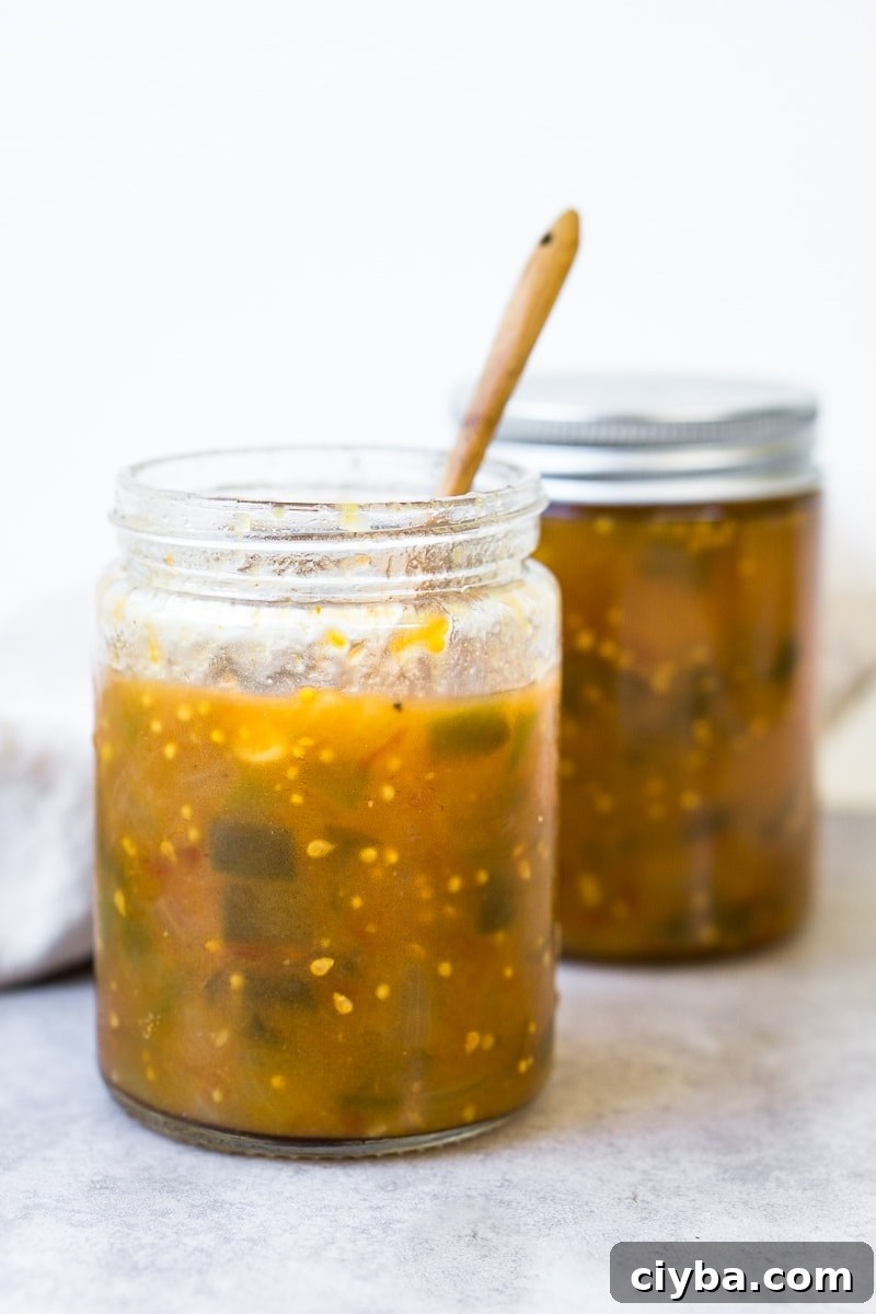 Capsicum and Tomato Chutney In Jars