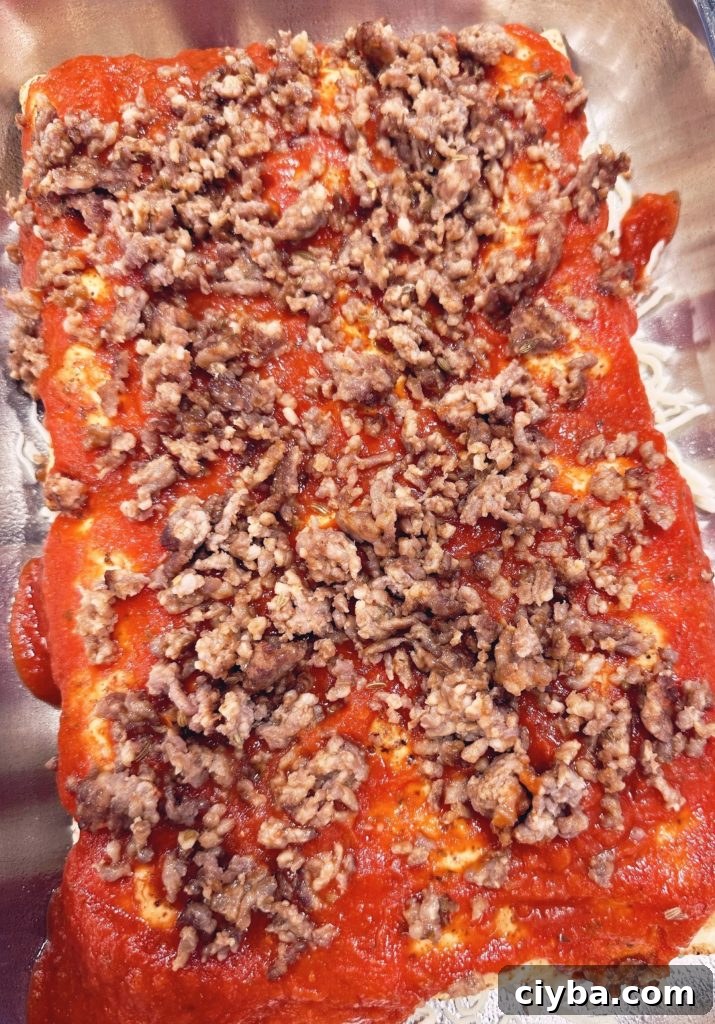 Deep-Dish Hot Pocket Pizza: Crispy Stuffed Pizza Pockets 8 Sausage over sauce for hot pocket deep dish pizza.