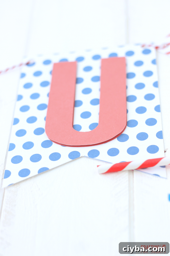 Printable 3D 4th of July Banner Template for Independence Day 3 BANNER_2