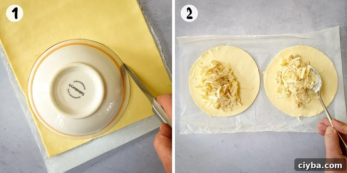 10 Irresistible Vegan Pasty Fillings to Try at Home 2 cut pastry circles and fill