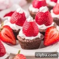 featured santa hat brownies.