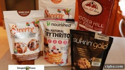 bags of Swerve, Allilose and so Nourished