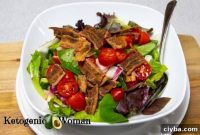 Keto BLT Salad: Low-Carb Bacon, Lettuce & Tomato
