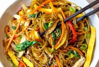 Authentic Japchae: Korean Glass Noodle Stir Fry Recipe