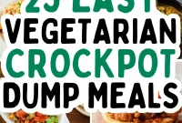 25 Vegetarian Crockpot Dump Meals That Cook Themselves