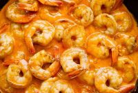 Creamy Garlic Prawns Recipe