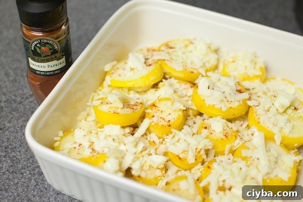 Roasted Cheesy Yellow Squash from thelittlekitchen.net Roasted Cheesy Yellow Squash from thelittlekitchen.net