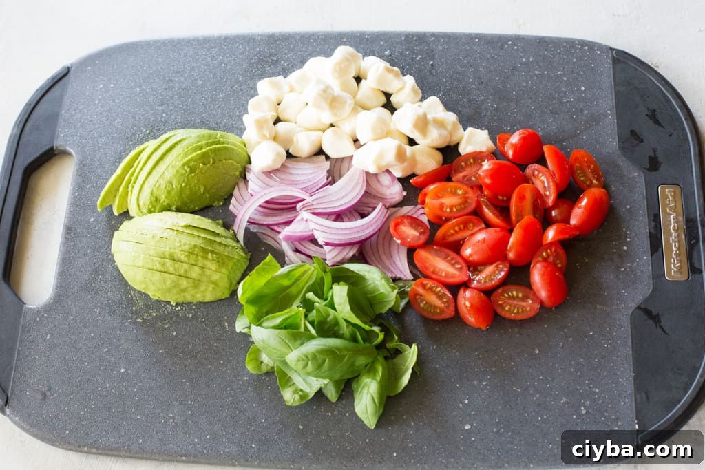 Caprese Steak Salad