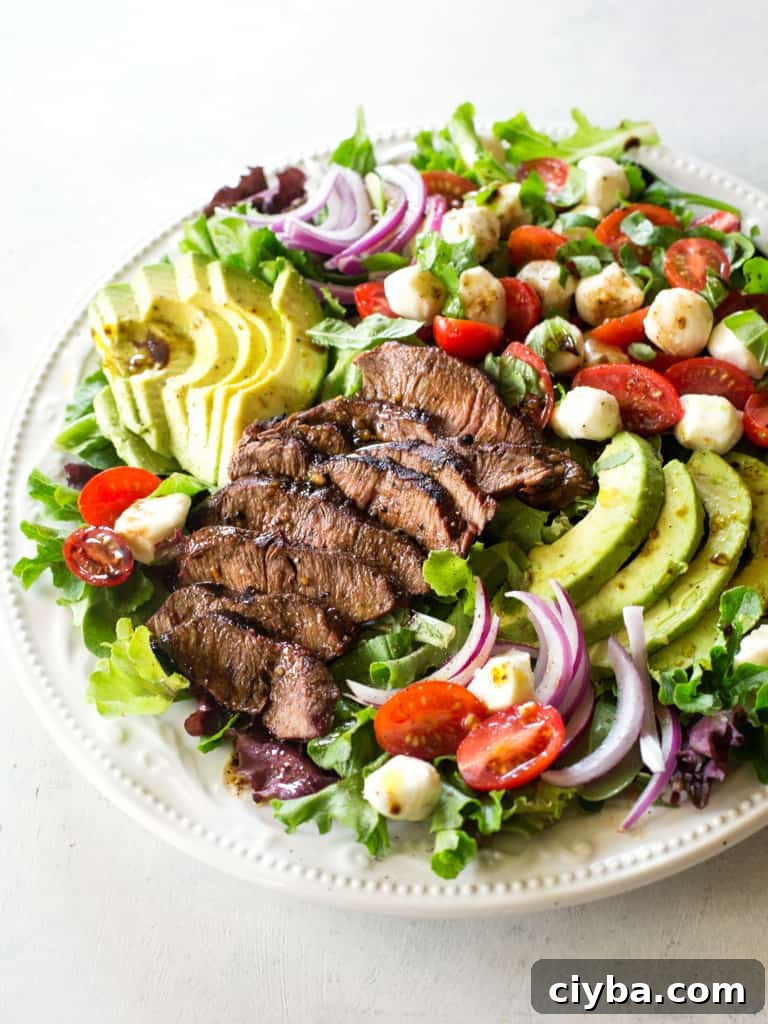 Caprese Steak Salad