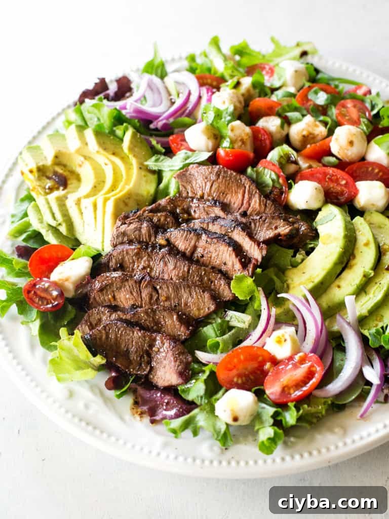 Caprese Steak Salad